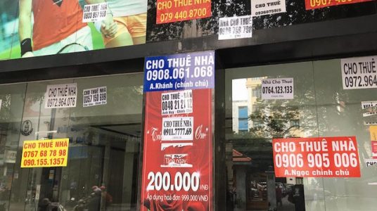 Mặt bằng kinh doanh cho thuê ở các tuyến phố lớn đìu hiu, giá thuê lao dốc vì dịch Covid-19